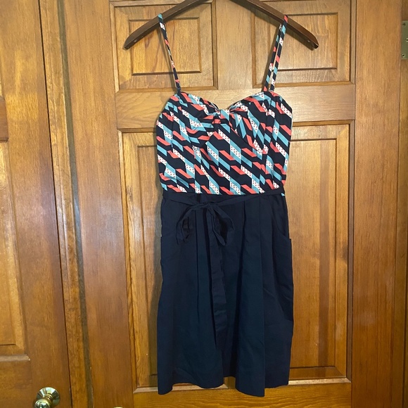 Anthropologie Maeve Printed Corset Dress size 6 - Picture 2 of 12